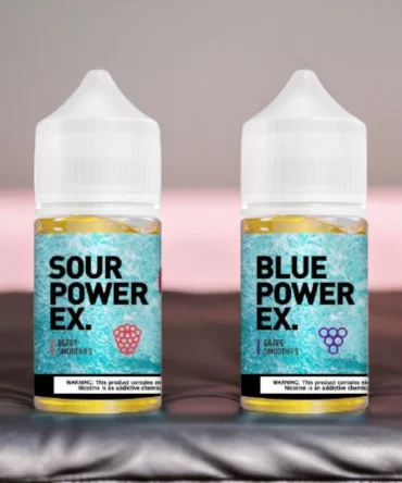 Power EX 系列 30ML Sour Blue 葡萄冰沙 覆盆子莓果冰沙 小煙 煙油