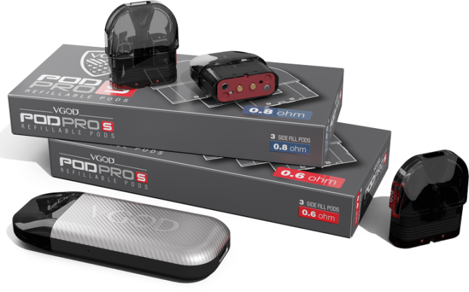 美國正版 VGOD POD PRO S 小煙主機套裝 電子煙主機 空煙彈：圖片 6