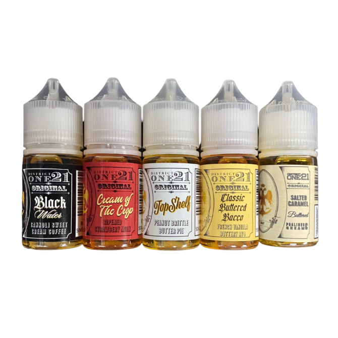 21區鹹奶油小煙 District One21 Salted Caramel 30ML E LIQUID JUICE：圖片 3