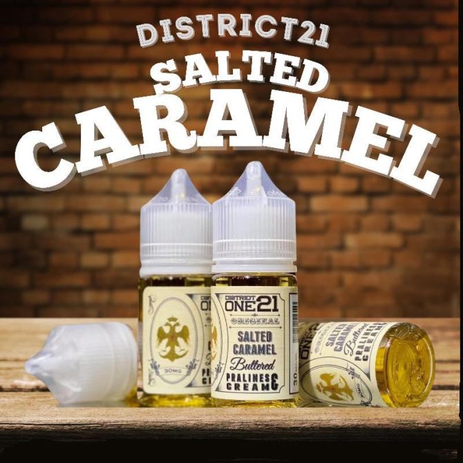 21區鹹奶油小煙 District One21 Salted Caramel 30ML E LIQUID JUICE